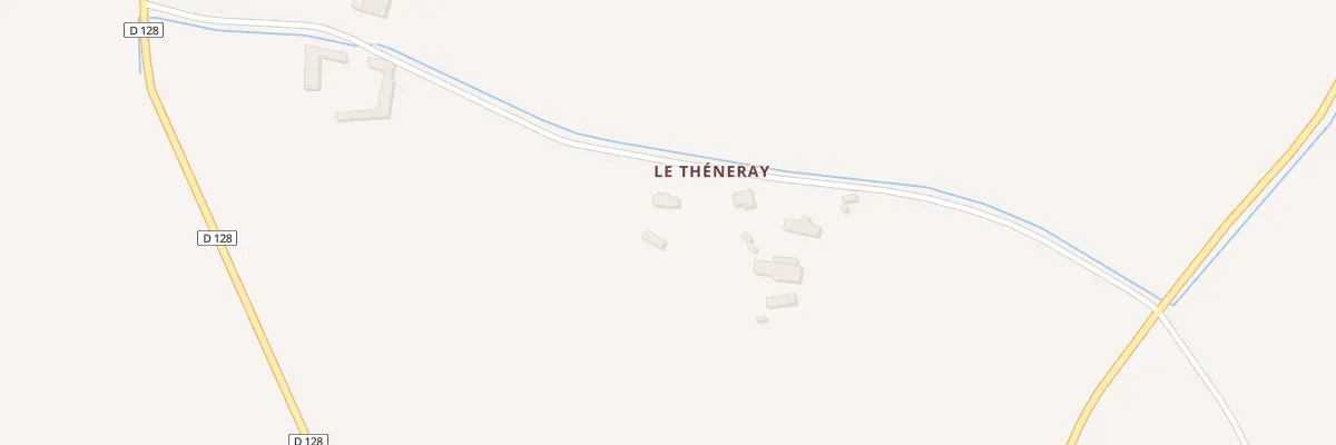 Plan du 2 Le Theneray à Nonvilliers-Grandhoux
