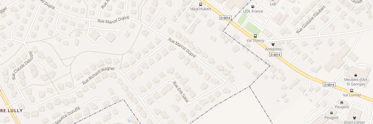Plan du 24 Rue Marcel Dupré au Mesnil-Esnard