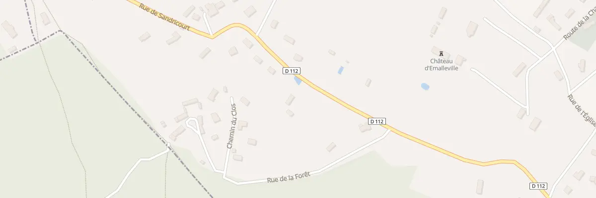Plan du 15 Rue de Sandricourt à Émalleville