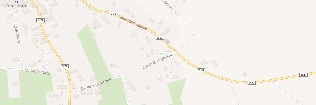 Plan du 16 Rte de Pontlevoy à Vallières-les-Grandes