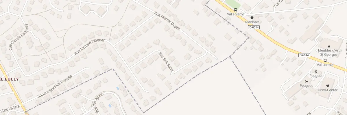 Plan du 15 Rue Erik Satie au Mesnil-Esnard