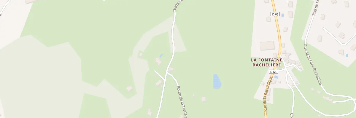 Plan du 5 Rte de la Terrière à La Bachellerie