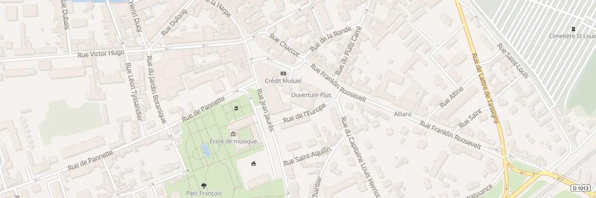 Plan du 14A Rue Franklin D Roosevelt à Évreux