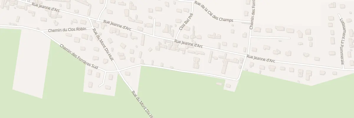 Plan du 58 Rue Jeanne d’Arc à Petit-Caux