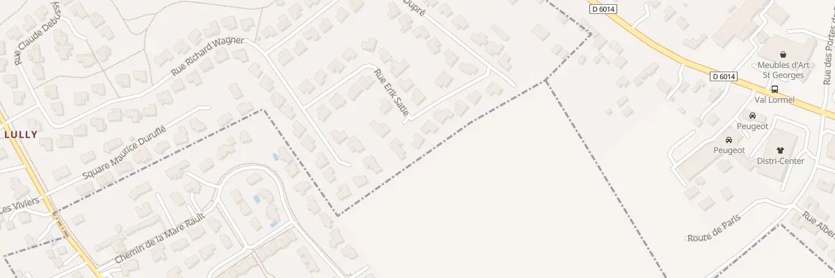 Plan du 22 Rue Erik Satie au Mesnil-Esnard