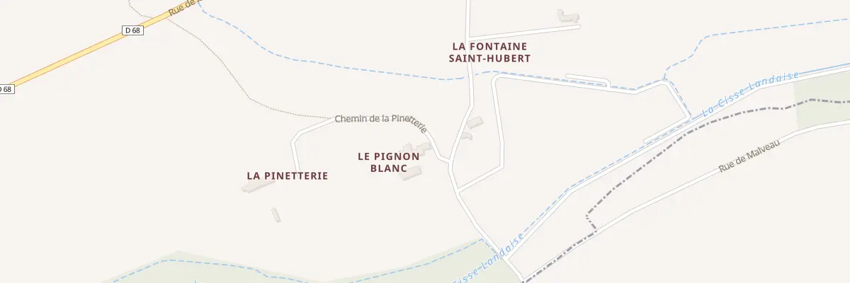 Plan du 1 Le Pignon Blanc à Lancôme