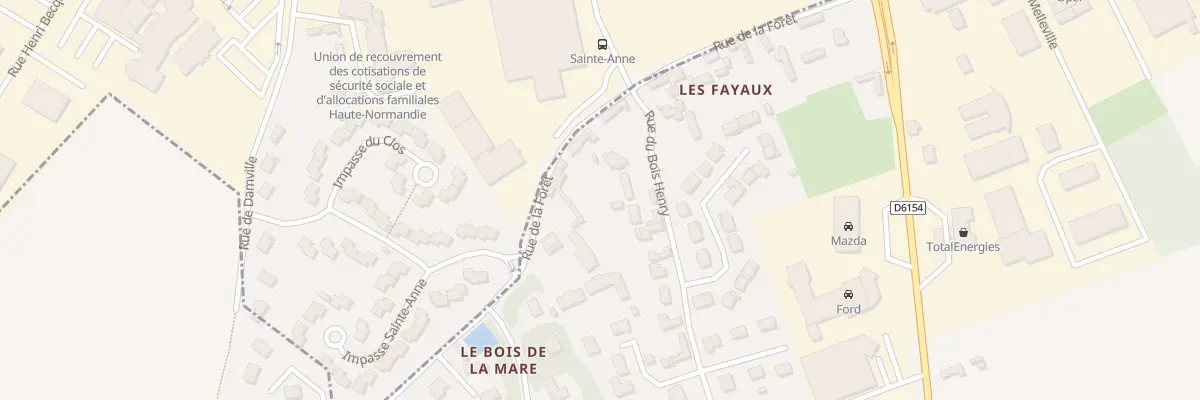 Plan du 15 Rue de la Forêt à Angerville-la-Campagne