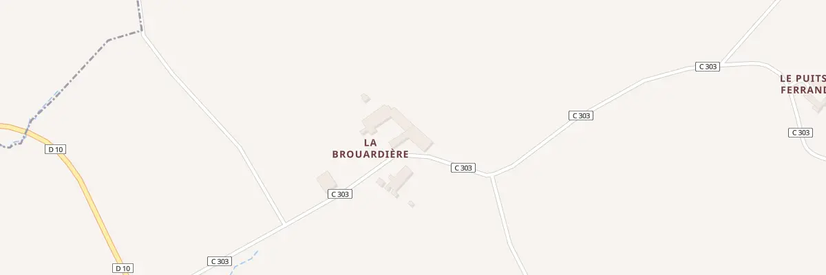 Plan du 116 La Brouardiere à Genillé