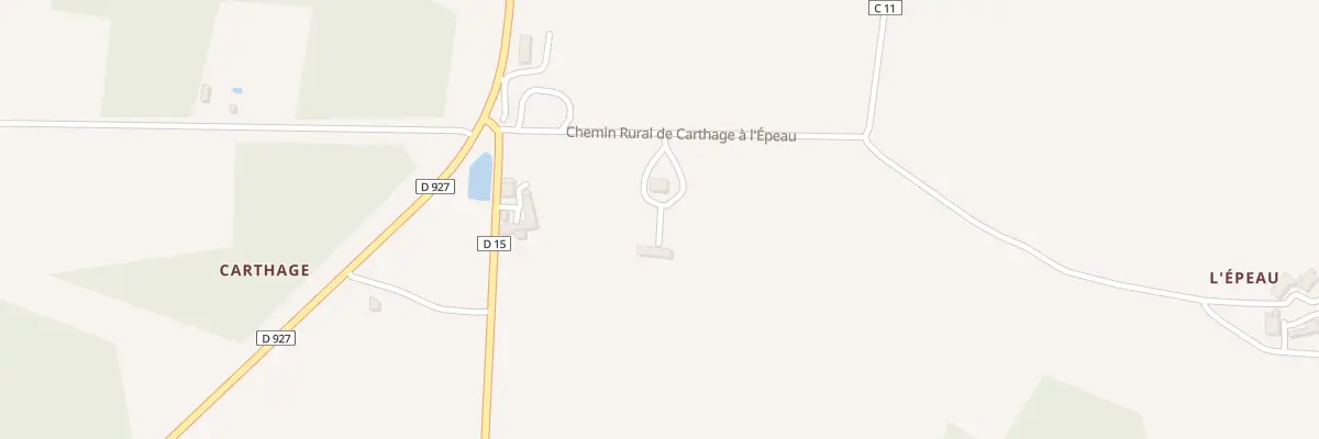 Plan du 5697 Carthage à Bélâbre