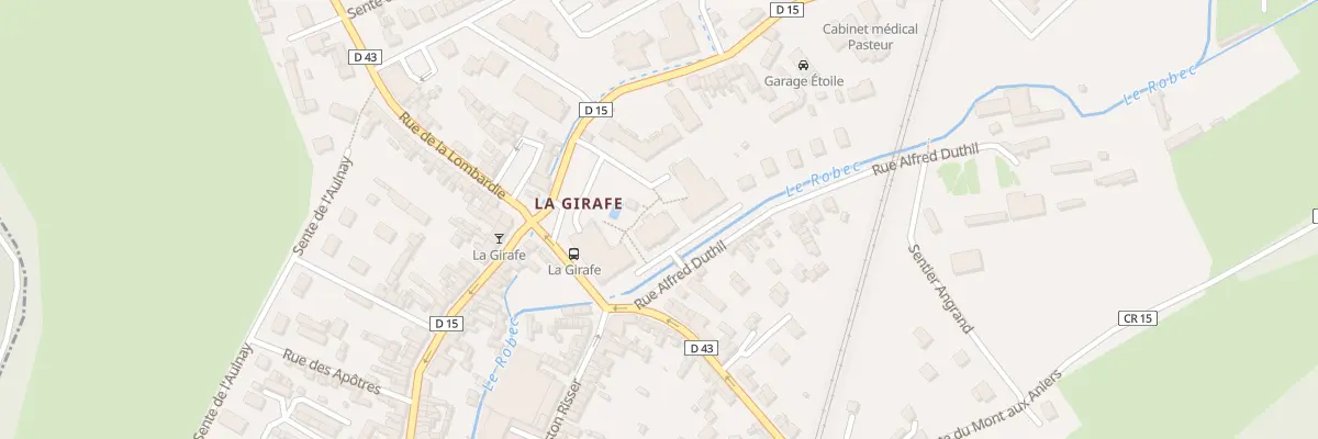 Plan du 1B Rue Alfred Duthil à Darnétal