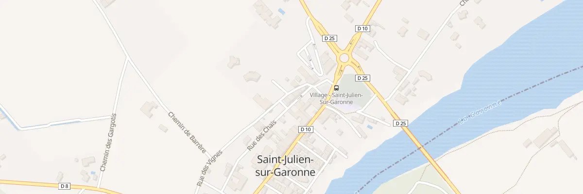 Plan du 77 Village à Saint-Julien-sur-Garonne