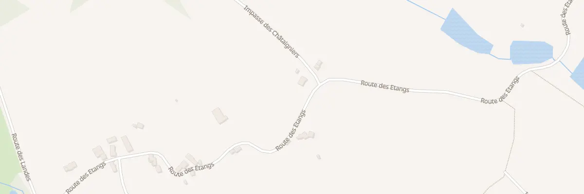 Plan du 1376 Rte des Etangs à Lanouaille