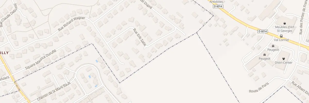 Plan du 24 Rue Erik Satie au Mesnil-Esnard