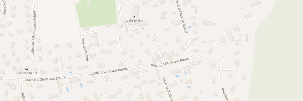 Plan du 442 Rue de la Sente aux Boeufs à Saint-Martin-du-Vivier