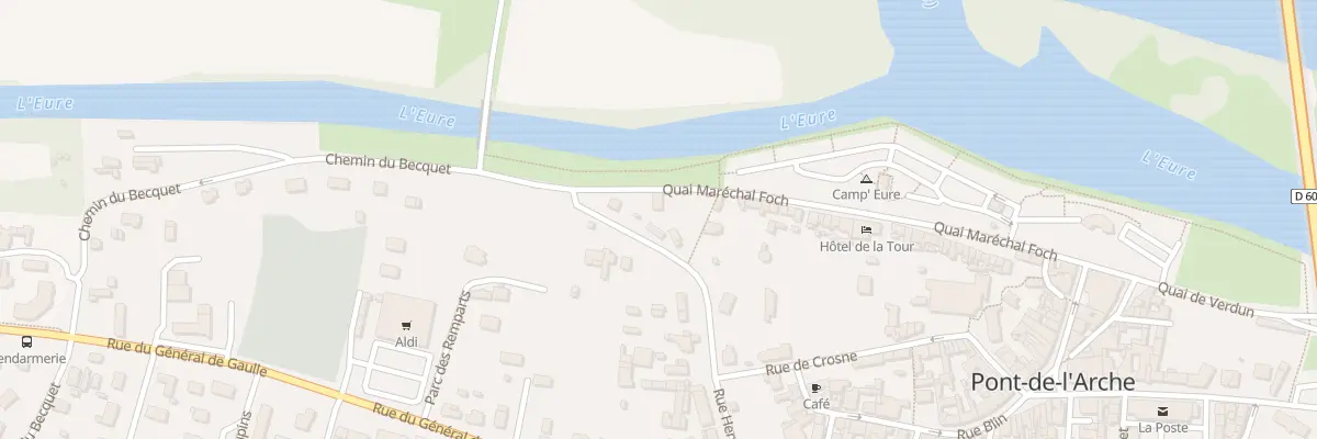 Plan du 67 Quai Maréchal Foch à Pont-de-l’Arche