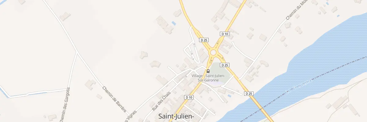 Plan du 46 Barrere à Saint-Julien-sur-Garonne