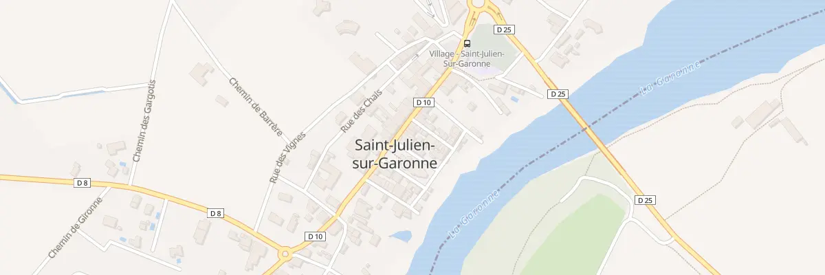Plan du 98 Village à Saint-Julien-sur-Garonne
