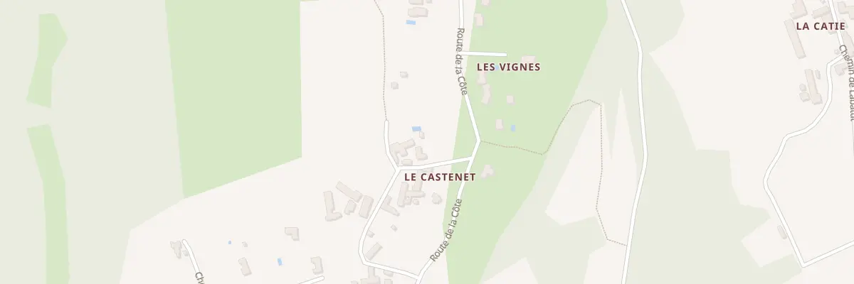 Plan du 71 Le Castanet Hameau à Tamniès