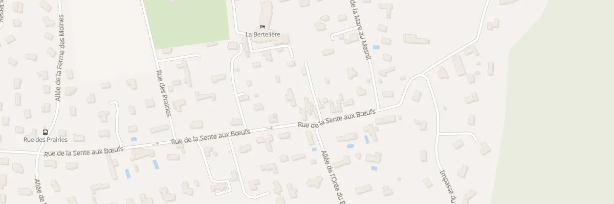 Plan du 436 Rue de la Sente aux Boeufs à Saint-Martin-du-Vivier