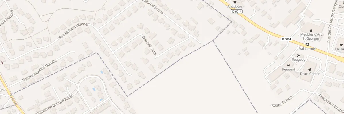 Plan du 26 Rue Erik Satie au Mesnil-Esnard