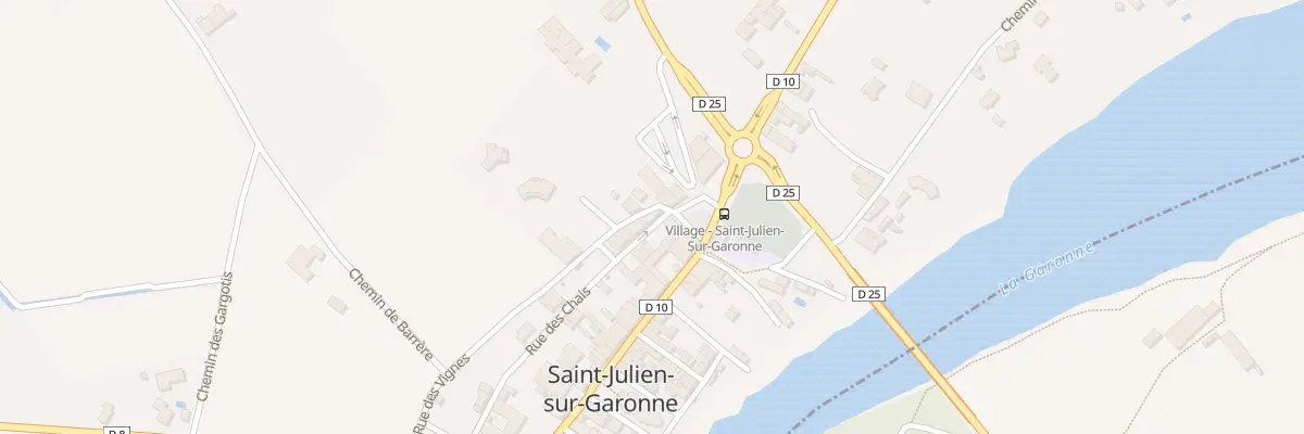 Plan du 80 Village à Saint-Julien-sur-Garonne