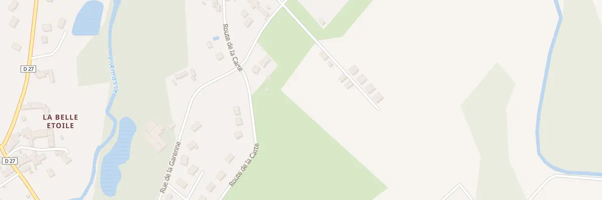 Plan du 22 Rue de la Garenne à Vallières-les-Grandes