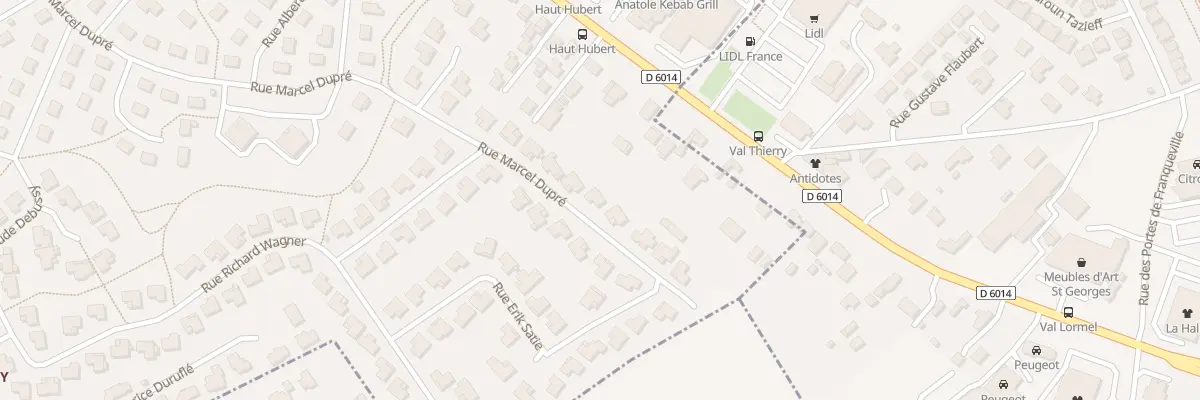 Plan du 83 Rue Marcel Dupré au Mesnil-Esnard