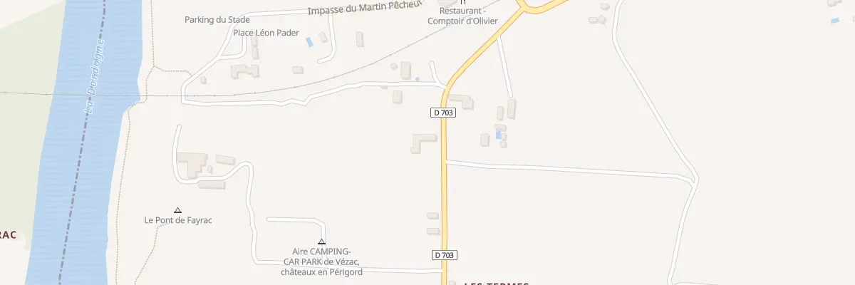 Plan du 364 Rte des Gabarres à Vézac