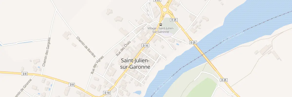 Plan du 95 Village à Saint-Julien-sur-Garonne