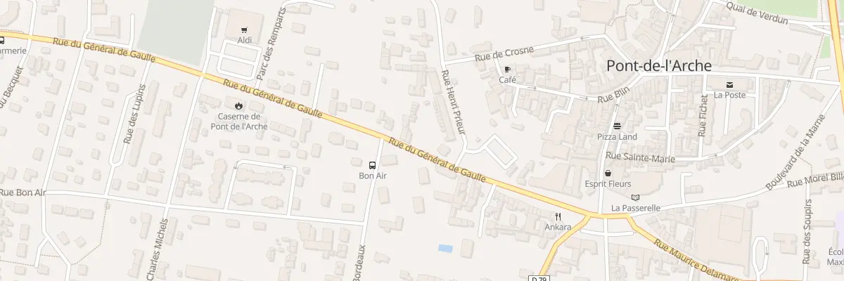 Plan du 20 Rue du Gen de Gaulle à Pont-de-l’Arche