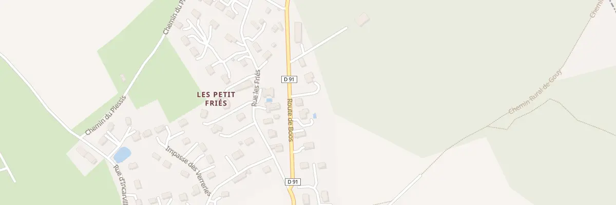 Plan du 376A Rte de Boos à Gouy