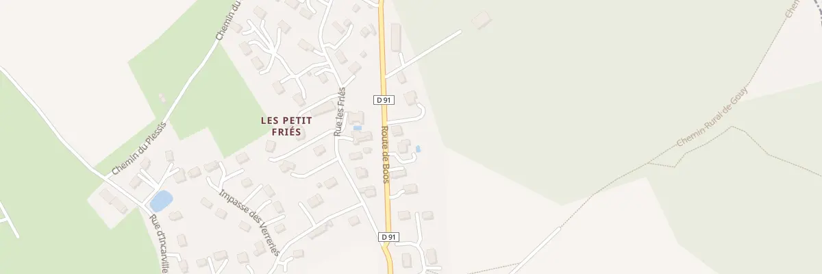Plan du 376A Rte de Boos à Gouy