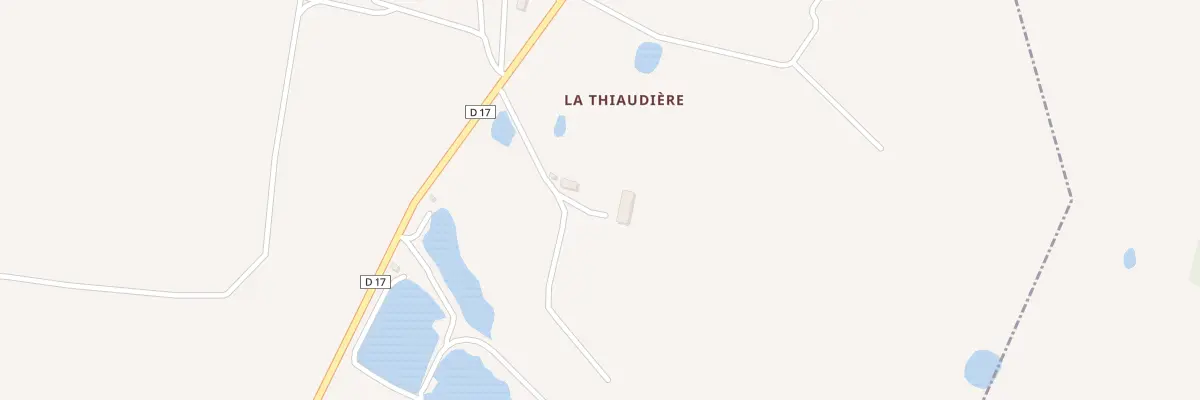 Plan du 5309 La Thiaudiere à Douadic