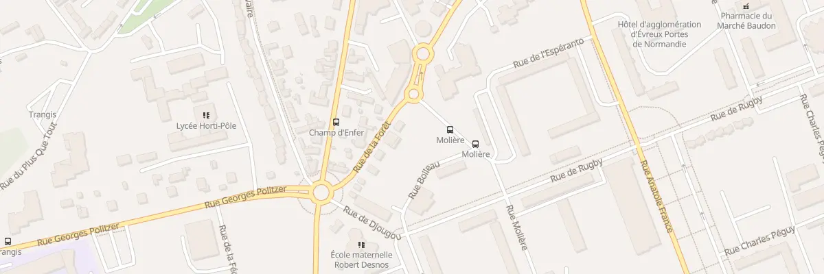 Plan du 89 Rue de la Forêt à Évreux