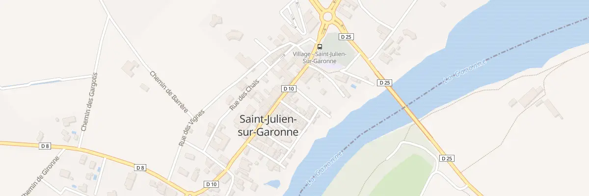 Plan du 89 Village à Saint-Julien-sur-Garonne