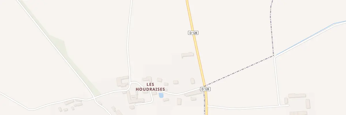 Plan du 1 Les Houdraises à Frazé