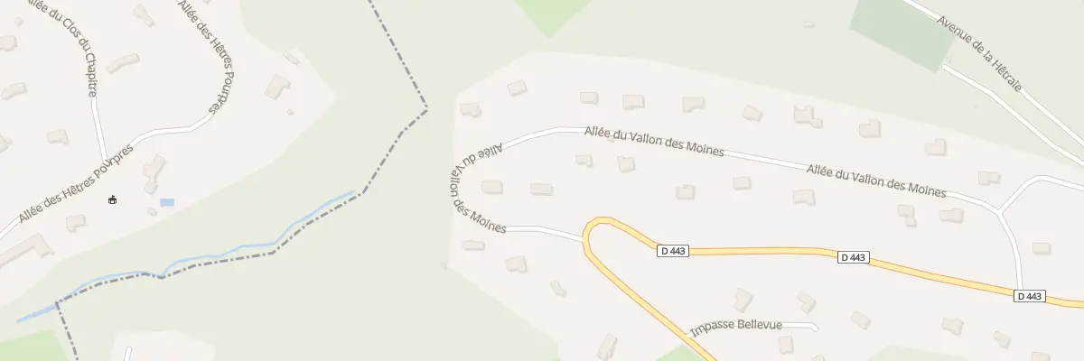 Plan du 679 Rue du Vallon des Moines à Saint-Martin-du-Vivier