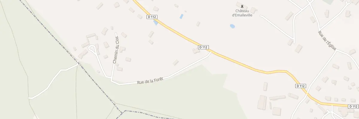 Plan du 4 Rue de la Foret à Émalleville