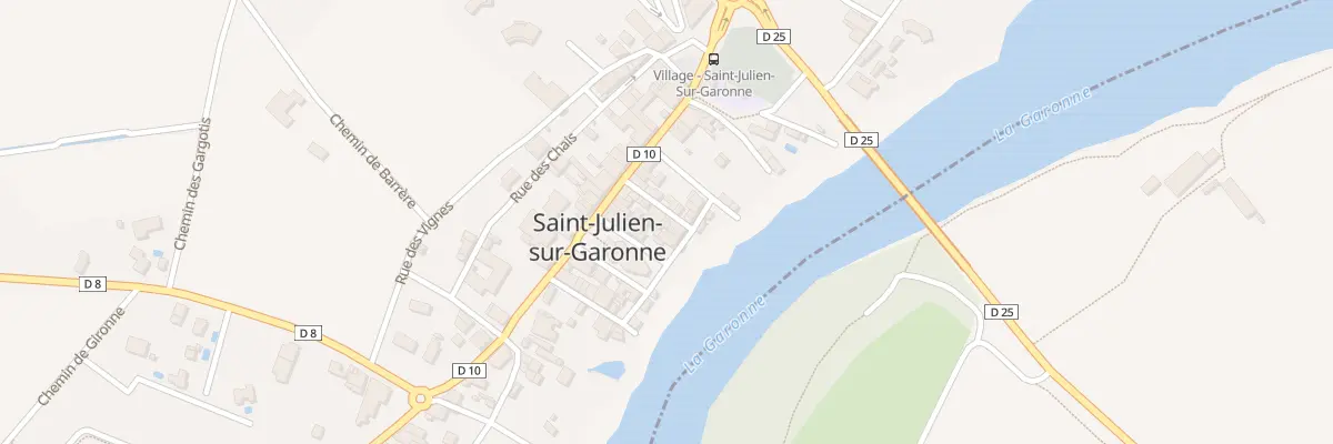Plan du 103 Village à Saint-Julien-sur-Garonne