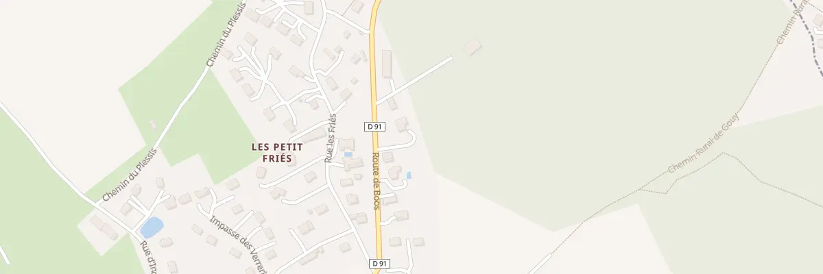 Plan du 392 Rte de Boos à Gouy