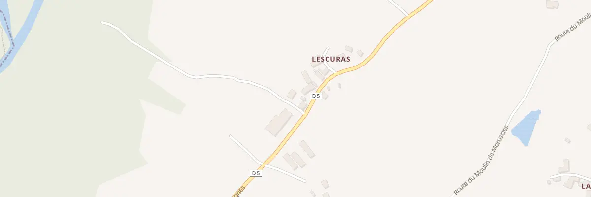 Plan du 103 Lescuras à Génis