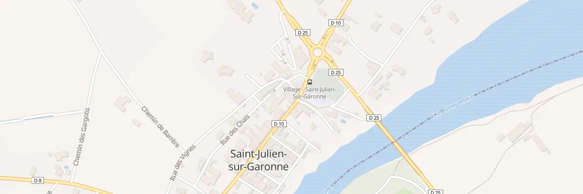 Plan du 84 Village à Saint-Julien-sur-Garonne