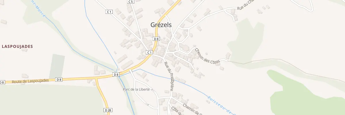 Plan du 30 Imp du Carreyrat à Grézels
