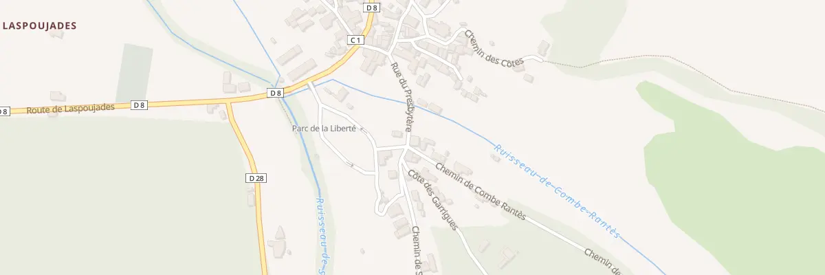 Plan du 25 Che de Combe Rantès à Grézels