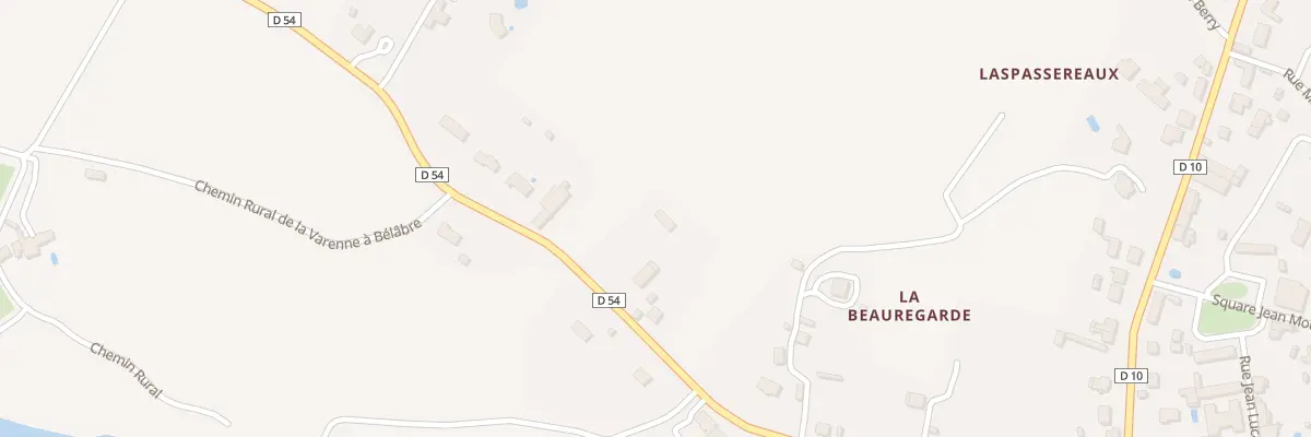 Plan du 18 Rue Anatole Ferrant à Bélâbre