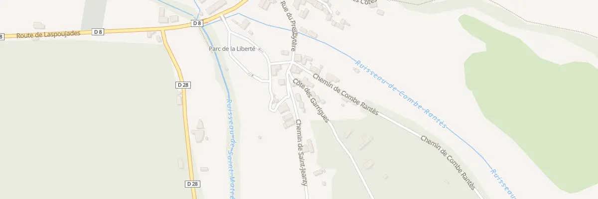 Plan du 30 Côte des Garrigues à Grézels