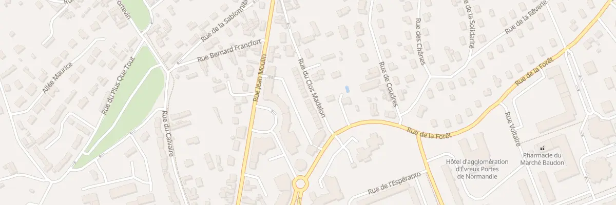 Plan du 26 Rue du Clos Madelon à Évreux