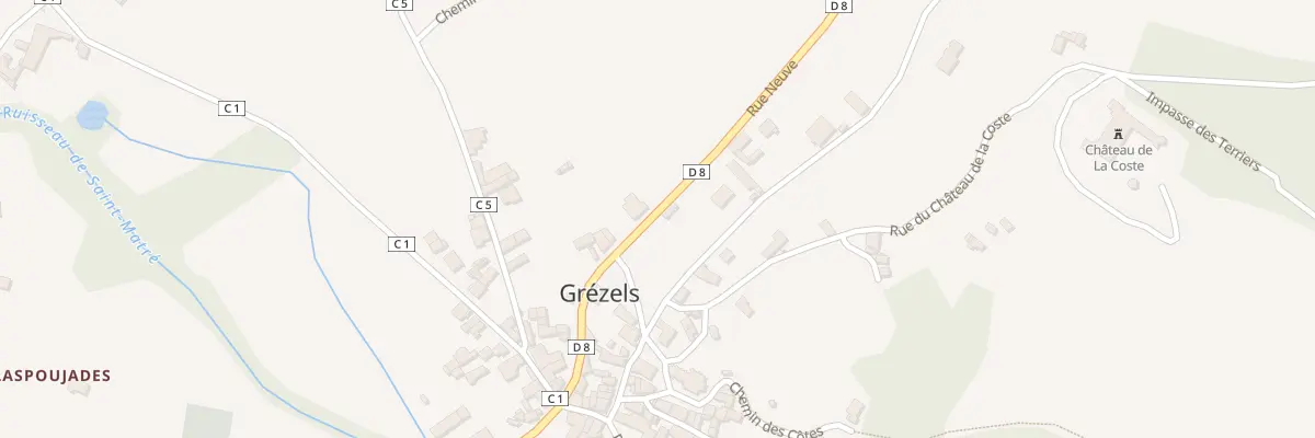 Plan du 294 Rue Neuve à Grézels