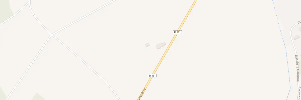 Plan du 6 Rte des Bruyères à Valloire-sur-Cisse