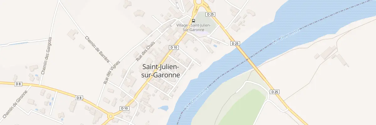 Plan du 90 Village à Saint-Julien-sur-Garonne